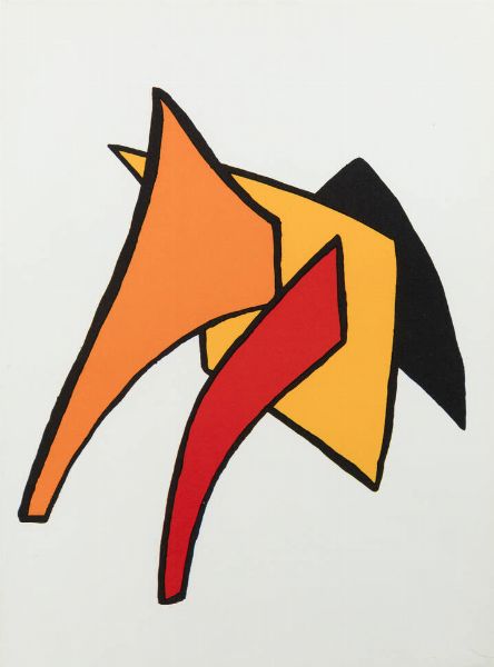 ALEXANDER CALDER Lawton (USA) 1898 - 1976 New York (USA) : Dance 1963  - Asta Grafica - Associazione Nazionale - Case d'Asta italiane