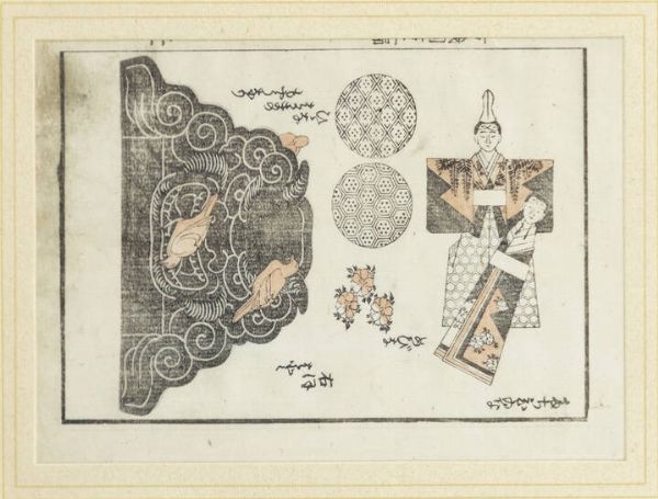 HOKUSAI KATSUSHIKA Tokyo (Giappone) 1760 - 1849 : Il leone cinese della serie Disegni per artigiani  - Asta Grafica - Associazione Nazionale - Case d'Asta italiane