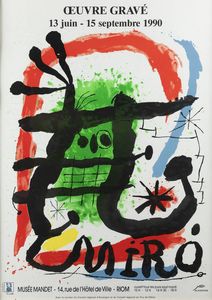 JOAN MIRO' Barcellona (Spagna) 1893 - 1983 Palma (Spagna) - Oeuvre Grav