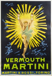 LEONETTO CAPPIELLO Livorno 1872-1942 Cannes (Francia) - Vermouth Martini - Martini & Rossi - Torino 1959