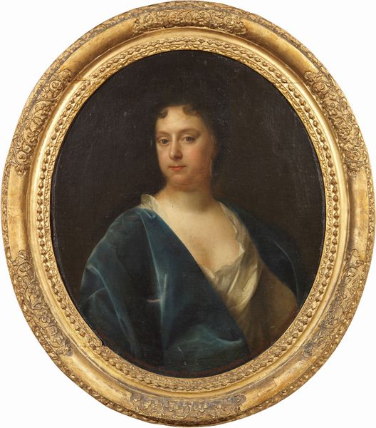 Scuola inglese del XVIII secolo : Ritratto intimo di gentildonna  - Asta Maioliche, Sculture e Dipinti Antichi - Associazione Nazionale - Case d'Asta italiane