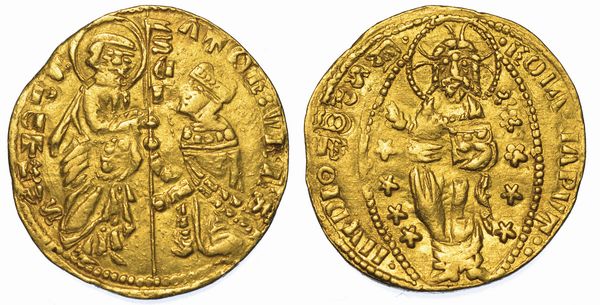 STATO PONTIFICIO. SENATO ROMANO, 1184-1439. Ducato. Monetazione del sec. XV.  - Asta Numismatica - Associazione Nazionale - Case d'Asta italiane