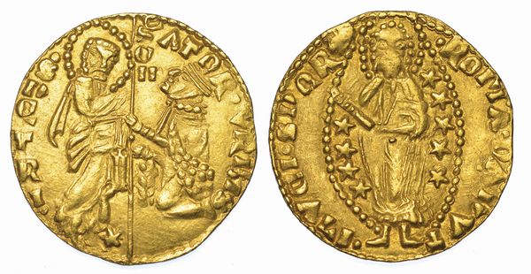 STATO PONTIFICIO. SENATO ROMANO, 1184-1439. Ducato. Monetazione del sec. XV.  - Asta Numismatica - Associazione Nazionale - Case d'Asta italiane