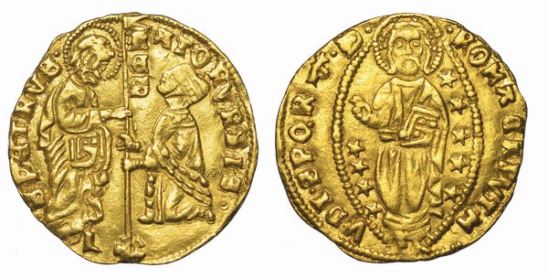 STATO PONTIFICIO. SENATO ROMANO, 1184-1439. Ducato. Monetazione del sec. XV.  - Asta Numismatica - Associazione Nazionale - Case d'Asta italiane