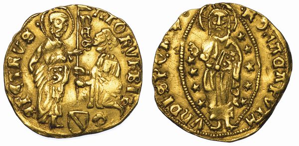 STATO PONTIFICIO. SENATO ROMANO, 1184-1439. Ducato. Monetazione del sec. XV.  - Asta Numismatica - Associazione Nazionale - Case d'Asta italiane