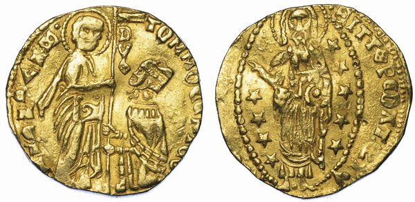 CHIOS. DOMINAZIONE GENOVESE (LA MAONA). DOGI ANONIMI, 1347-1415. Imitazione orientale del ducato veneziano di Tommaso Mocenigo, 1414-1423.  - Asta Numismatica - Associazione Nazionale - Case d'Asta italiane