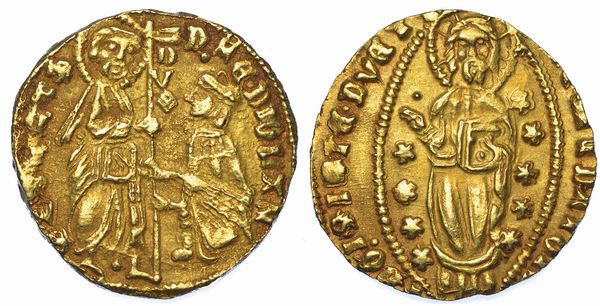 CHIOS. FILIPPO MARIA VISCONTI, 1421-1435. Imitazione orientale del ducato veneziano.  - Asta Numismatica - Associazione Nazionale - Case d'Asta italiane