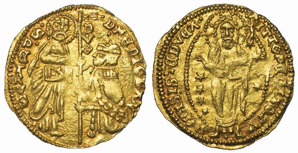 CHIOS. FILIPPO MARIA VISCONTI, 1421-1435. Imitazione orientale del ducato veneziano.  - Asta Numismatica - Associazione Nazionale - Case d'Asta italiane