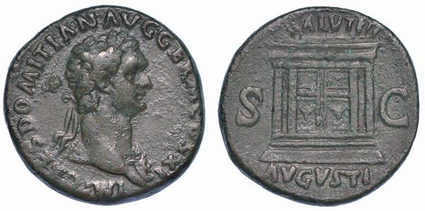 DOMIZIANO, 8196. Asse, anno  85.  - Asta Numismatica - Associazione Nazionale - Case d'Asta italiane