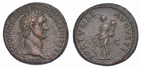 DOMIZIANO, 8196. Asse.  - Asta Numismatica - Associazione Nazionale - Case d'Asta italiane