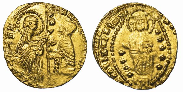 BEILICATI TURCHI D'ANATOLIA - DOMINAZIONE OTTOMANA DELL'ASIA MINORE (XIV-XX sec.) Imitazione orientale del ducato veneziano di Andrea Dandolo, 1343-1354.  - Asta Numismatica - Associazione Nazionale - Case d'Asta italiane