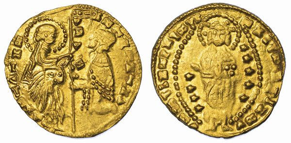 BEILICATI TURCHI D'ANATOLIA - DOMINAZIONE OTTOMANA DELL'ASIA MINORE (XIV-XX sec.). SIGNORIA INCERTA ATTORNO AL XV SECOLO. Imitazione orientale del ducato veneziano.  - Asta Numismatica - Associazione Nazionale - Case d'Asta italiane