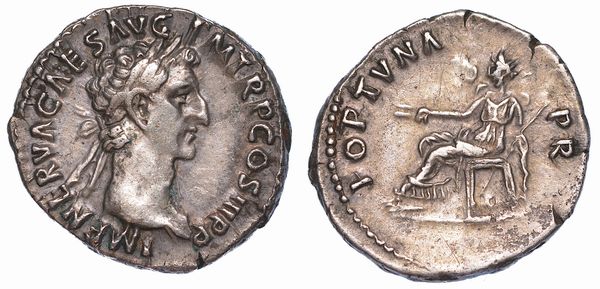 NERVA, 96-98. Denario, anno 97.  - Asta Numismatica - Associazione Nazionale - Case d'Asta italiane