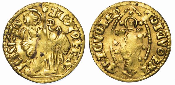 ZECCA INCERTA (INDIA?). Imitazione orientale dello zecchino veneziano di Alvise Mocenigo.  - Asta Numismatica - Associazione Nazionale - Case d'Asta italiane