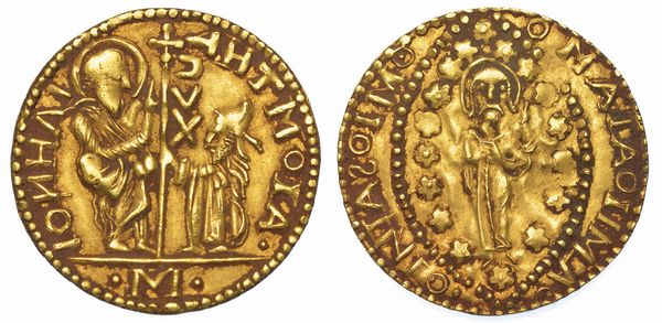 ZECCA INCERTA (INDIA?). Imitazione orientale dello zecchino veneziano.  - Asta Numismatica - Associazione Nazionale - Case d'Asta italiane