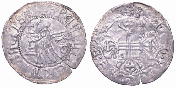 RODI. JOHN FERNANDEZ DI HEREDIA (32 Gran Maestro dell'Ordine dei Cavalieri Ospitalieri di Rodi e Malta), 1376-1396. Gigliato.  - Asta Numismatica - Associazione Nazionale - Case d'Asta italiane