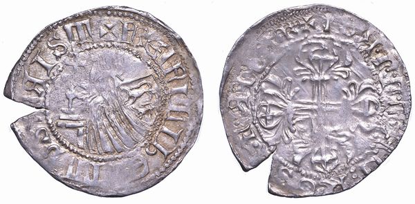 RODI. FILIBERT DE NAILLAC (34 Gran Maestro dell'Ordine dei Cavalieri Ospitalieri di Rodi e Malta), 1396-1421. Gigliato.  - Asta Numismatica - Associazione Nazionale - Case d'Asta italiane