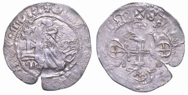 RODI. FILIBERT DE NAILLAC (34 Gran Maestro dell'Ordine dei Cavalieri Ospitalieri di Rodi e Malta), 1396-1421. Gigliato.  - Asta Numismatica - Associazione Nazionale - Case d'Asta italiane