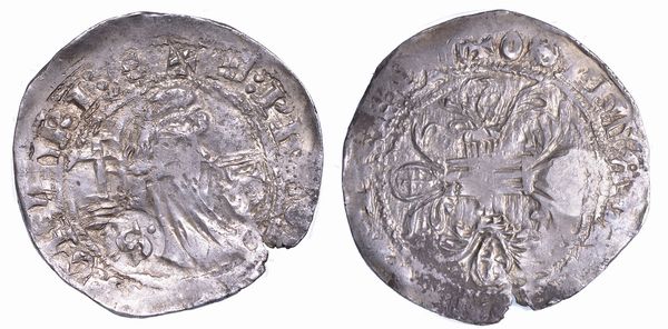 RODI. FILIBERT DE NAILLAC (34 Gran Maestro dell'Ordine dei Cavalieri Ospitalieri di Rodi e Malta), 1396-1421. Gigliato.  - Asta Numismatica - Associazione Nazionale - Case d'Asta italiane