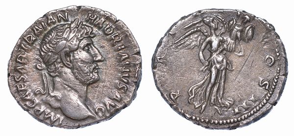 ADRIANO, 117-138. Denario, anni 120-121.  - Asta Numismatica - Associazione Nazionale - Case d'Asta italiane