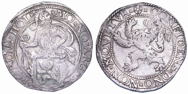 PAESI BASSI - HOLLAND. Daalder 1576.  - Asta Numismatica - Associazione Nazionale - Case d'Asta italiane