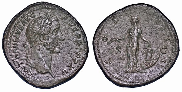 ANTONINO PIO, 138-161. Sesterzio.  - Asta Numismatica - Associazione Nazionale - Case d'Asta italiane