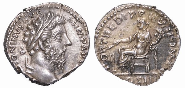 MARCO AURELIO, 161-180. Denario, anno 168.  - Asta Numismatica - Associazione Nazionale - Case d'Asta italiane