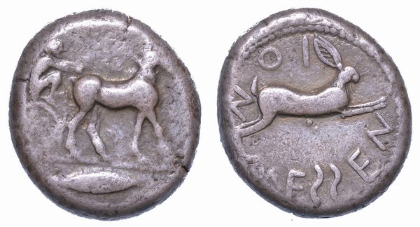 SICILIA - MESSANA. Tetradracma, anni 488-461.  - Asta Numismatica - Associazione Nazionale - Case d'Asta italiane