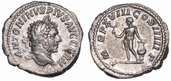 CARACALLA, 198-217. Denario, anno  215.  - Asta Numismatica - Associazione Nazionale - Case d'Asta italiane