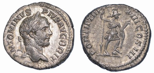 CARACALLA, 198-217. Denario, anni 210-213.  - Asta Numismatica - Associazione Nazionale - Case d'Asta italiane