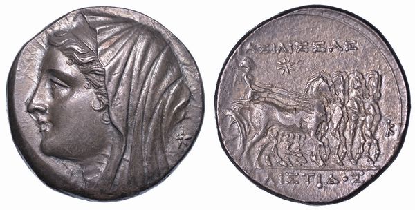 SICILIA - SIRACUSA. FILISTIDE (moglie di Ierone II), 275-215 a.C. 16 Litre, anni 240-215 a.C.  - Asta Numismatica - Associazione Nazionale - Case d'Asta italiane