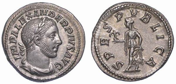 ALESSANDRO SEVERO, 222-235. Denario, anno 232.  - Asta Numismatica - Associazione Nazionale - Case d'Asta italiane