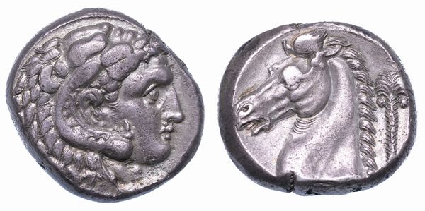 SICILIA - PERIODO SICULO PUNICO. Tetradracma, 300-289 a.C.  - Asta Numismatica - Associazione Nazionale - Case d'Asta italiane