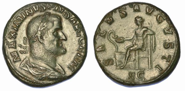 MASSIMINO I, 235-238. Sesterzio.  - Asta Numismatica - Associazione Nazionale - Case d'Asta italiane