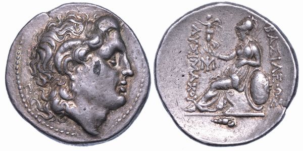 REGNO DI TRACIA. LISIMACO, 323-281 a.C. Tetradracma.  - Asta Numismatica - Associazione Nazionale - Case d'Asta italiane