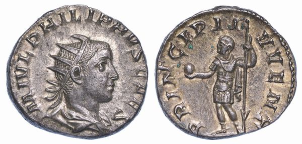 FILIPPO II (Cesare), 244-247. Antoniniano.  - Asta Numismatica - Associazione Nazionale - Case d'Asta italiane