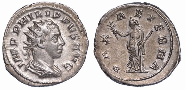 FILIPPO II, 244249. Antoniniano.  - Asta Numismatica - Associazione Nazionale - Case d'Asta italiane