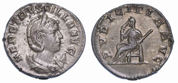 ERENNIA ETRUSCILLA (moglie di Traiano Decio, madre di Erennio Etrusco), 249-251. Antoniniano.  - Asta Numismatica - Associazione Nazionale - Case d'Asta italiane