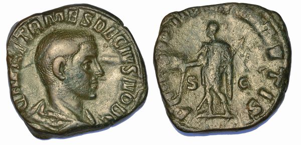 ERENNIO ETRUSCO, 251. Sesterzio.  - Asta Numismatica - Associazione Nazionale - Case d'Asta italiane