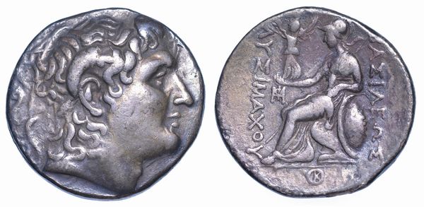 REGNO DI TRACIA. LISIMACO, 323-281 a.C. Tetradracma.  - Asta Numismatica - Associazione Nazionale - Case d'Asta italiane