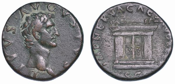 OTTAVIANO AUGUSTO, 27 a.C. - 14 d.C. Asse, anni 97-98. Roma. Restituzione sotto Nerva.  - Asta Numismatica - Associazione Nazionale - Case d'Asta italiane