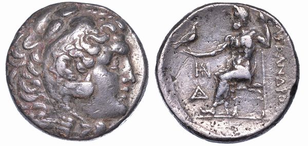 REGNO DI MACEDONIA. ALESSANDRO III MAGNO, 336-323 a.C. Tetradracma.  - Asta Numismatica - Associazione Nazionale - Case d'Asta italiane