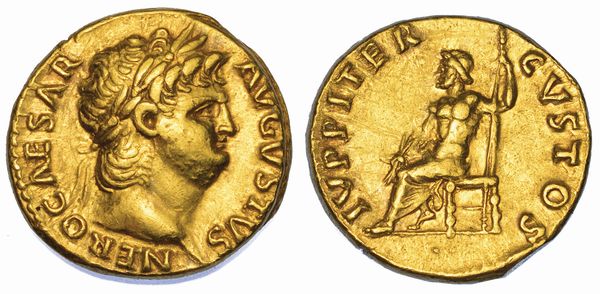 NERONE, 54-68. Aureo. Roma, anno 64-65.  - Asta Numismatica - Associazione Nazionale - Case d'Asta italiane