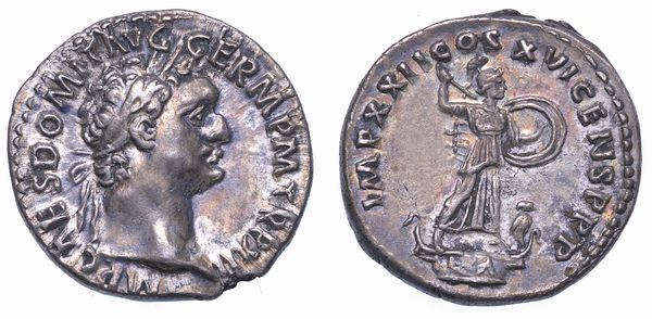 DOMIZIANO, 81-96. Denario, anno 91. Roma.  - Asta Numismatica - Associazione Nazionale - Case d'Asta italiane