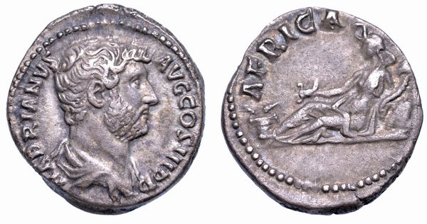 ADRIANO, 117-138. Denario, anni 134-138.  - Asta Numismatica - Associazione Nazionale - Case d'Asta italiane