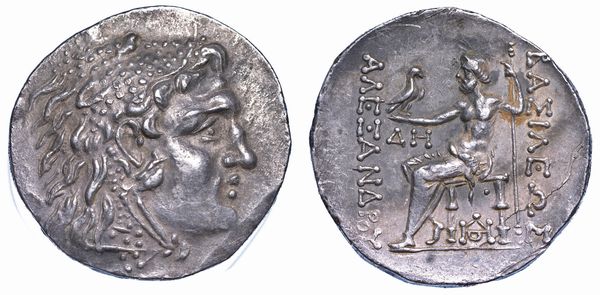 REGNO DI MACEDONIA. ALESSANDRO  III IL GRANDE, 336-323 a.C. Tetradracma, 125-70 a.C. (Monetazione postuma). Odessa.  - Asta Numismatica - Associazione Nazionale - Case d'Asta italiane