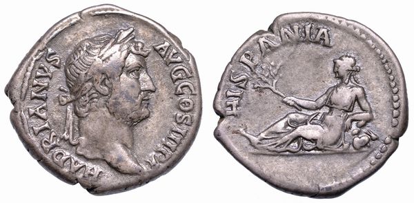 ADRIANO, 117-138. Denario, anni 130-133.  - Asta Numismatica - Associazione Nazionale - Case d'Asta italiane