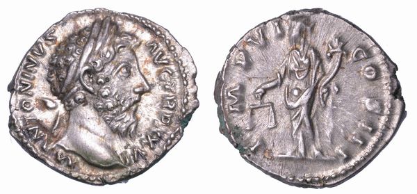 MARCO AURELIO, 161-180. Denario. anni 171-172. Roma.  - Asta Numismatica - Associazione Nazionale - Case d'Asta italiane