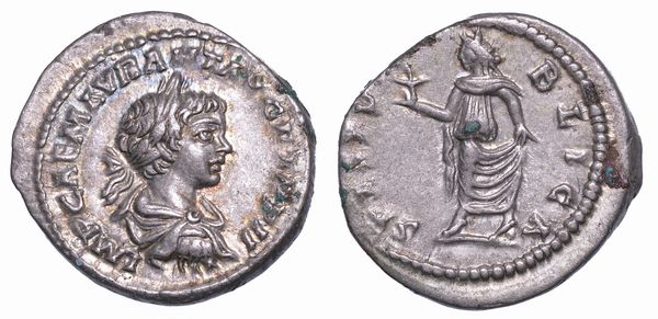 CARACALLA, 198-217. Denario. Laodicea ad Mare.  - Asta Numismatica - Associazione Nazionale - Case d'Asta italiane