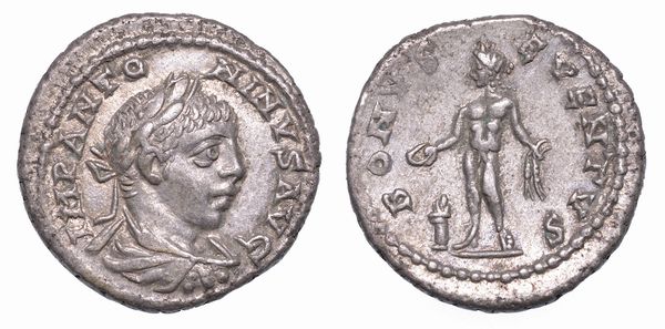 ELIOGABALO, 218-222. Denario, anni 218-219. Zecca incerta in Oriente.  - Asta Numismatica - Associazione Nazionale - Case d'Asta italiane